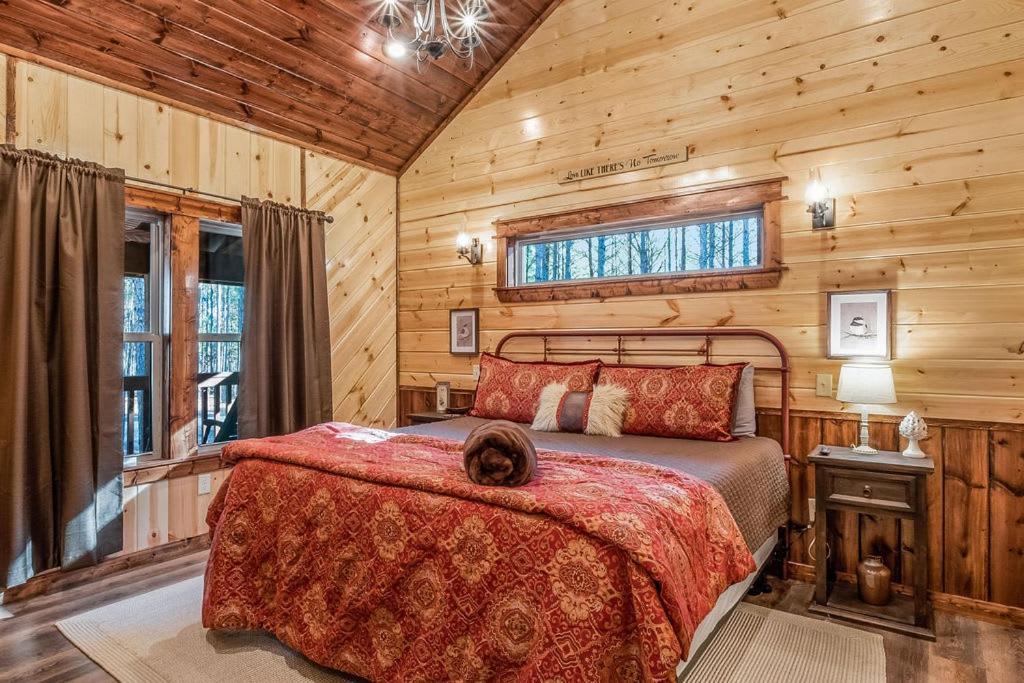 Large Luxury 2Br Cabin W Hot Tub Double Trouble Was Designed For Fun Comfort And Memories Minutes From Buzzling Hochatown And Beautiful Beaver Bend State Park بروكن بو المظهر الخارجي الصورة